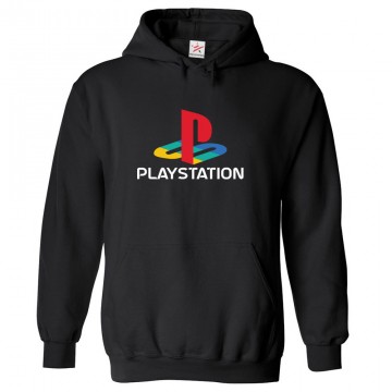 Playstation Classic Unisex Kids and Adults Pullover Hoodie For Gamers							 									 									